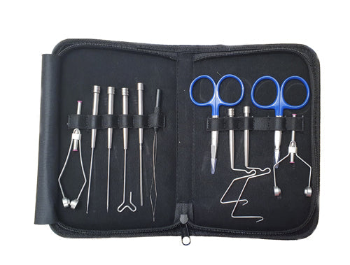 TURRALL FLY TYING PREMIER TOOL KIT CASE