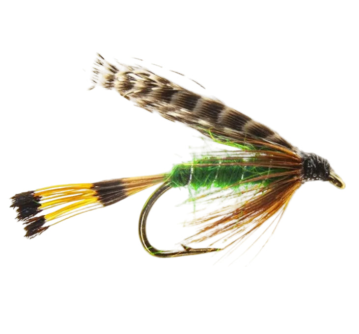 WET WINGED FLY TEAL & GREEN